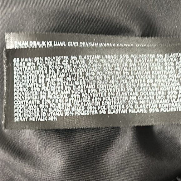 Ever New Curve Pleat Square-Neck Top Blouson Sleeves Black Size 16 - Picture 11 of 14